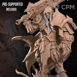 Описание картинки Red Demon Rider от PocketSized Prints по цене 250руб | Свободный Рынок Миниатюр - СРМ