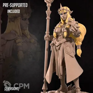 Описание картинки Zeruda, Elven Princess от PocketSized Prints по цене 200руб | Свободный Рынок Миниатюр - СРМ