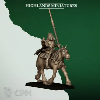 Описание картинки Mounted Feral Archers от Бруталити по цене 3 200руб | Свободный Рынок Миниатюр - СРМ