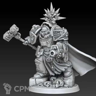 Описание картинки Grey Knights Decimus Falon от Мастерская террейна по цене 350руб | Свободный Рынок Миниатюр - СРМ
