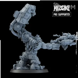 Описание картинки Bruzgob orc warboss от Мастерская террейна по цене 600руб | Свободный Рынок Миниатюр - СРМ