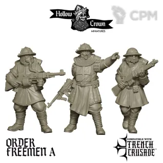 Описание картинки Cruciform Order Freemen A от PocketSized Prints по цене 500руб | Свободный Рынок Миниатюр - СРМ