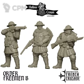 Описание картинки Cruciform Order  Freemen B от PocketSized Prints по цене 500руб | Свободный Рынок Миниатюр - СРМ
