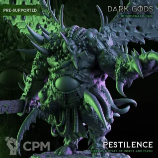 Описание картинки Nurgle Daemon Prince от Studio Cockatoo по цене 1 452руб | Свободный Рынок Миниатюр - СРМ
