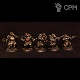 Описание картинки Trench Crusade Shock troopers от Studio Cockatoo по цене 825руб | Свободный Рынок Миниатюр - СРМ