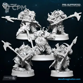 Описание картинки Plague Reapers Unit от PocketSized Prints по цене 1 400руб | Свободный Рынок Миниатюр - СРМ