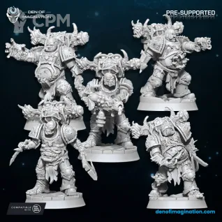 Описание картинки Plague Sons Unit от PocketSized Prints по цене 2 250руб | Свободный Рынок Миниатюр - СРМ