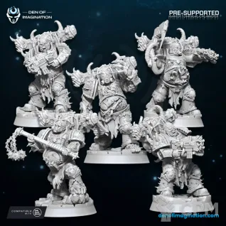 Описание картинки Plague Sons Unit от PocketSized Prints по цене 2 250руб | Свободный Рынок Миниатюр - СРМ