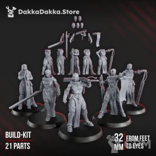 Описание картинки Poenitentiam Battle Sisters Squad (build kit) от Бруталити по цене 950руб | Свободный Рынок Миниатюр - СРМ