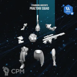 Описание картинки Praetorii Squad от WebWay 3D по цене 1 100руб | Свободный Рынок Миниатюр - СРМ