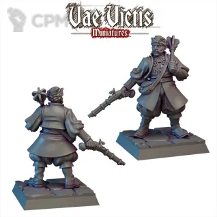 Описание картинки Prebuilt Fantasy Cossacks Warband от PocketSized Prints по цене 1 500руб | Свободный Рынок Миниатюр - СРМ