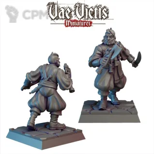 Описание картинки Prebuilt Fantasy Cossacks Warband от PocketSized Prints по цене 1 500руб | Свободный Рынок Миниатюр - СРМ