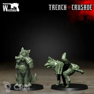 Описание картинки Red Brigade - Wolf and Rolf от PocketSized Prints по цене 250руб | Свободный Рынок Миниатюр - СРМ