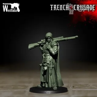 Описание картинки Red Brigade Sniper Prioress от PocketSized Prints по цене 175руб | Свободный Рынок Миниатюр - СРМ