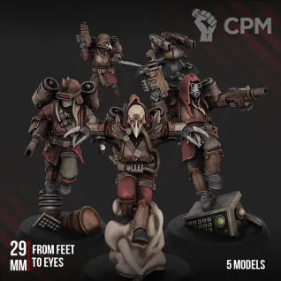 Описание картинки Ravenswatch Cultists Squad от Manufactorum76 по цене 800руб | Свободный Рынок Миниатюр - СРМ