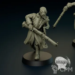 Описание картинки Mourning Thralls от PocketSized Prints по цене 800руб | Свободный Рынок Миниатюр - СРМ