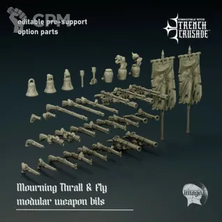 Описание картинки Modular Mourning Fly от Manufactorum76 по цене 225руб | Свободный Рынок Миниатюр - СРМ