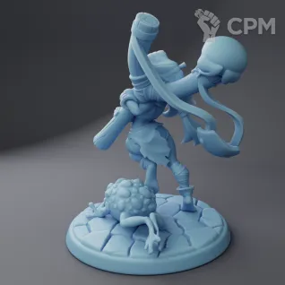 Описание картинки Лягушачья пусковая установка миниатюра 32мм от ChurcHehe 3d print по цене 290руб | Свободный Рынок Миниатюр - СРМ