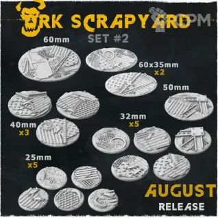 Описание картинки Ork Scrapyard Топперы от Studio Cockatoo по цене 3 850руб | Свободный Рынок Миниатюр - СРМ