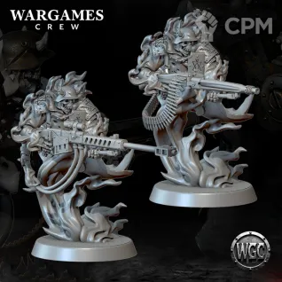 Описание картинки Saintless Guard Shooting version #2 от PocketSized Prints по цене 350руб | Свободный Рынок Миниатюр - СРМ
