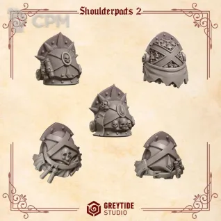 Описание картинки Blood Angels - Shoulderpads 2 от Мастерская террейна по цене 150руб | Свободный Рынок Миниатюр - СРМ