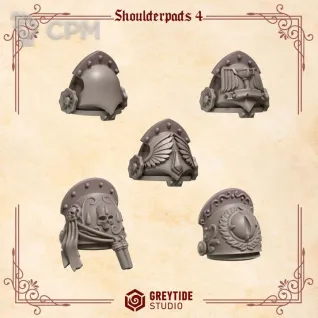 Описание картинки Blood Angels - Shoulderpads 4 от Мастерская террейна по цене 150руб | Свободный Рынок Миниатюр - СРМ