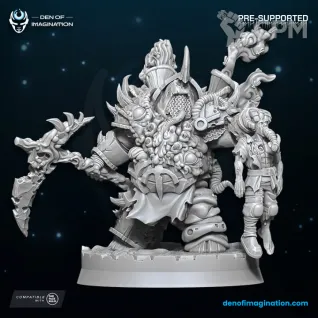 Описание картинки Lord of Sickness от PocketSized Prints по цене 500руб | Свободный Рынок Миниатюр - СРМ