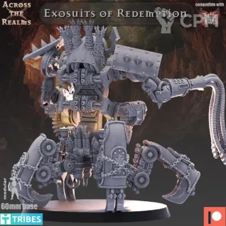 Описание картинки Exosuits of Redemption от PocketSized Prints по цене 1 200руб | Свободный Рынок Миниатюр - СРМ