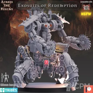 Описание картинки Exosuits of Redemption от PocketSized Prints по цене 1 200руб | Свободный Рынок Миниатюр - СРМ