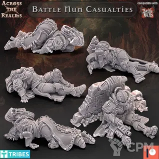 Описание картинки Battle Nun Casualties от PocketSized Prints по цене 850руб | Свободный Рынок Миниатюр - СРМ