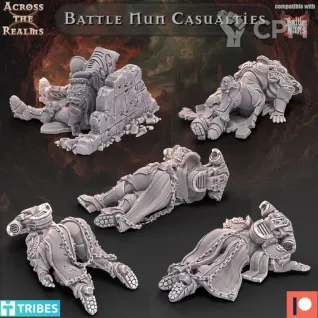 Описание картинки Battle Nun Casualties от PocketSized Prints по цене 850руб | Свободный Рынок Миниатюр - СРМ