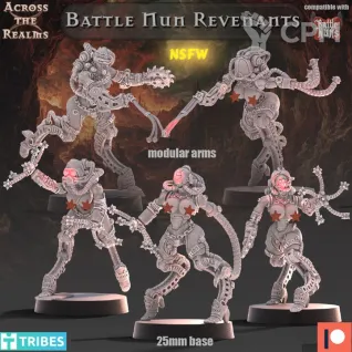 Описание картинки Battle Nun Revenants от PocketSized Prints по цене 750руб | Свободный Рынок Миниатюр - СРМ