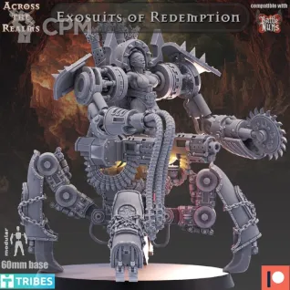 Описание картинки Exosuits of Redemption от PocketSized Prints по цене 1 200руб | Свободный Рынок Миниатюр - СРМ