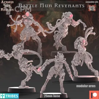 Описание картинки Battle Nun Revenants от PocketSized Prints по цене 750руб | Свободный Рынок Миниатюр - СРМ