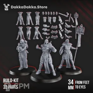 Описание картинки War Sisters Novice Squad (build kit) 6 шт. от Бруталити по цене 1 100руб | Свободный Рынок Миниатюр - СРМ