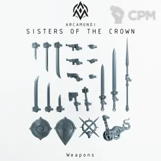 Описание картинки Sisters of the Crown от PocketSized Prints по цене 950руб | Свободный Рынок Миниатюр - СРМ