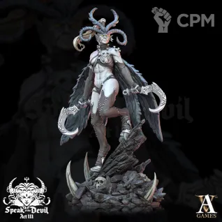 Описание картинки Temptress of Illyra'vash от HoujouSatoko по цене 460руб | Свободный Рынок Миниатюр - СРМ