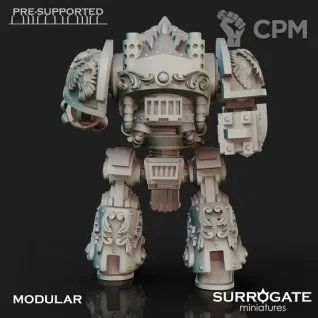Описание картинки Legio Custodes Venerable Contemtor Dreadnought от Studio Cockatoo по цене 1 089руб | Свободный Рынок Миниатюр - СРМ