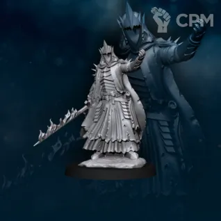 Описание картинки The Witch-king of Angmar от Мастерская террейна по цене 800руб | Свободный Рынок Миниатюр - СРМ
