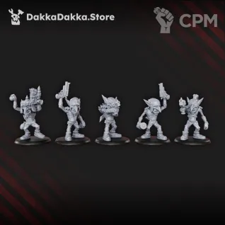 Описание картинки Goblins Meat Squad от Бруталити по цене 850руб | Свободный Рынок Миниатюр - СРМ