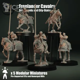Описание картинки Freelancer Cavalry от PocketSized Prints по цене 1 500руб | Свободный Рынок Миниатюр - СРМ