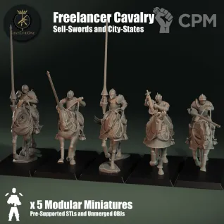 Описание картинки Freelancer Cavalry от PocketSized Prints по цене 1 500руб | Свободный Рынок Миниатюр - СРМ