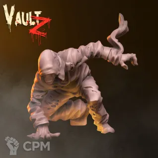 Описание картинки Stalker Zombie от PocketSized Prints по цене 175руб | Свободный Рынок Миниатюр - СРМ