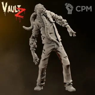 Описание картинки Strangler Zombie от PocketSized Prints по цене 175руб | Свободный Рынок Миниатюр - СРМ