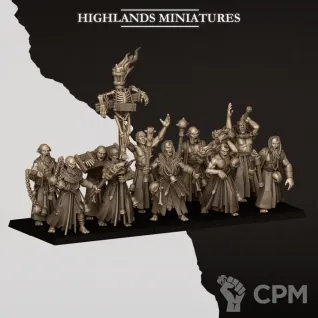 Описание картинки Sunland Fanatical Zealots от Manufactorum76 по цене 1 600руб | Свободный Рынок Миниатюр - СРМ