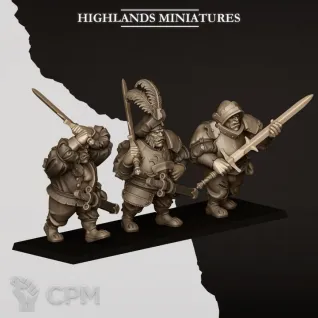 Описание картинки Sunland Ogres with Zweihander от Manufactorum76 по цене 1 500руб | Свободный Рынок Миниатюр - СРМ