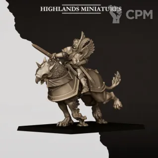 Описание картинки Sunland Wingless Gryphons Knights от Manufactorum76 по цене 600руб | Свободный Рынок Миниатюр - СРМ