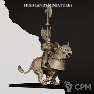 Описание картинки Sunland Wingless Gryphons Knights от Manufactorum76 по цене 600руб | Свободный Рынок Миниатюр - СРМ