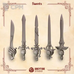 Описание картинки Blood Angels - Swords от Мастерская террейна по цене 200руб | Свободный Рынок Миниатюр - СРМ