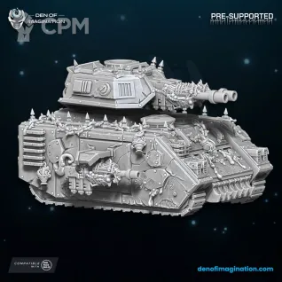 Описание картинки Battle Tank Multipart Set от PocketSized Prints по цене 4 000руб | Свободный Рынок Миниатюр - СРМ